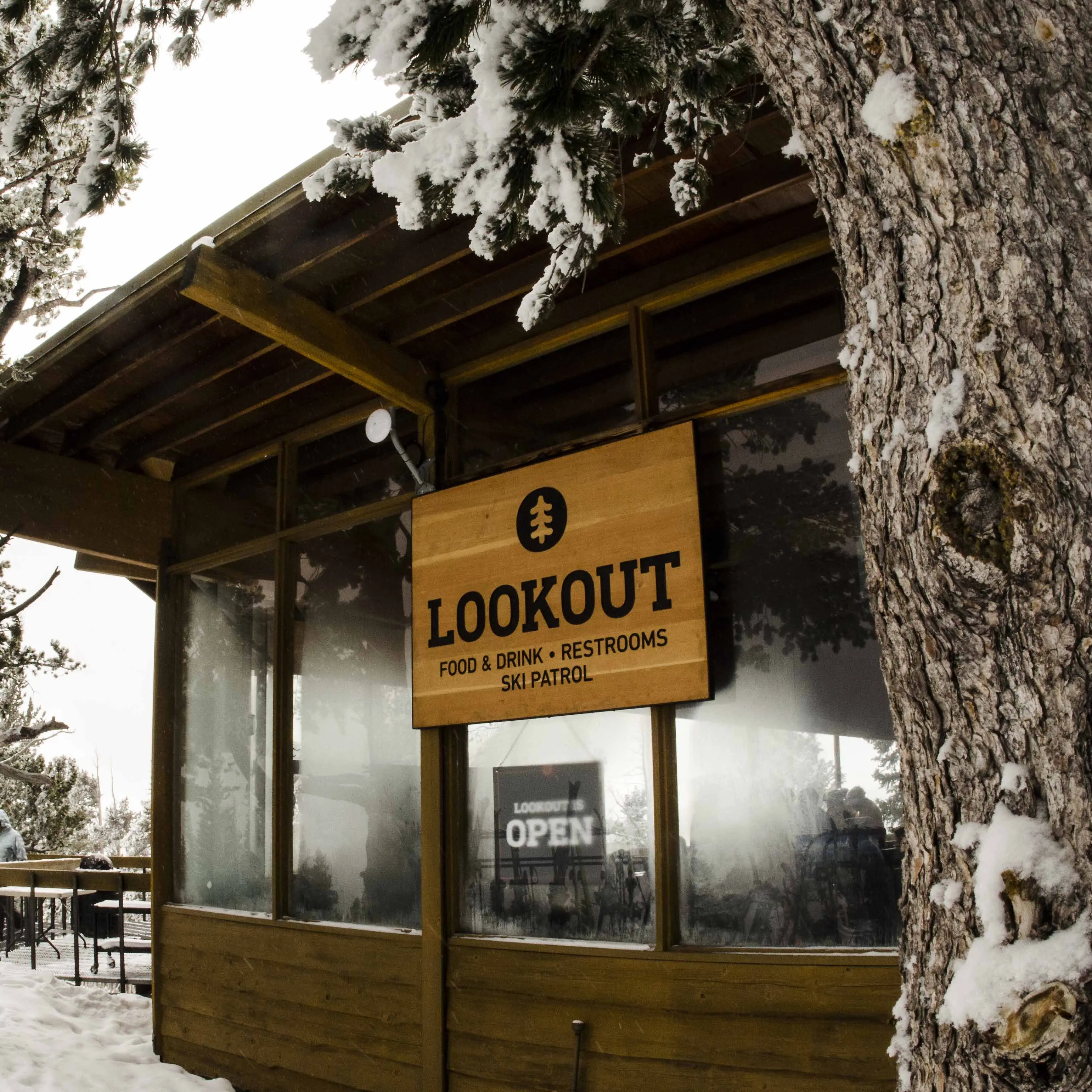 outside of the lookout lodge